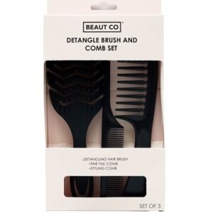 Beaut Co Detangle Brush And Comb Set