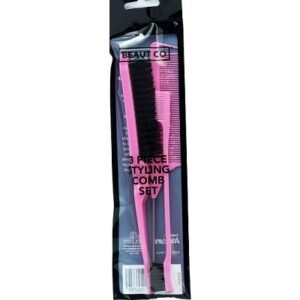 BEAUT CO 3 PIECE STYLING COMB SET