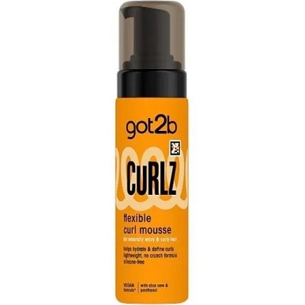 Got2b Curlz - Flexible Curl Mousse 200ml Got2b Curlz - Flexible Curl Mousse 200ml