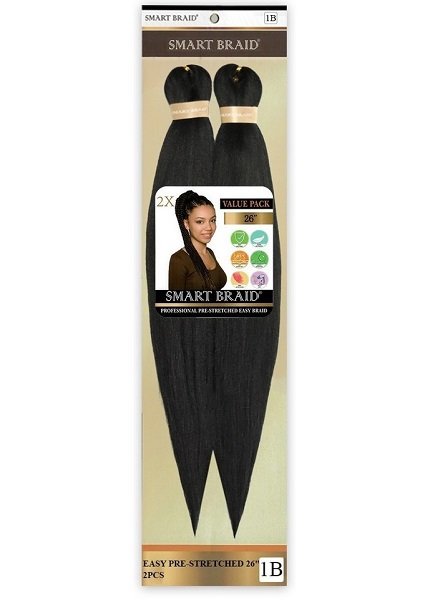 smart braid 2X pre stretched hair 26"