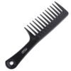 Widetooth Detangle Black Comb 10"