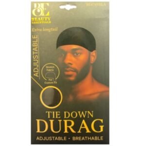 Beauty Essentials- The Down Durag - Black