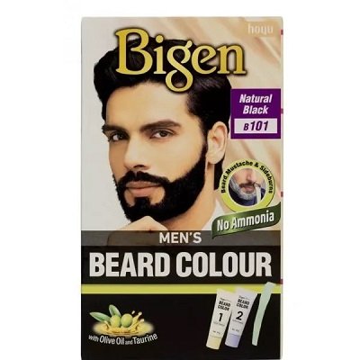 Bigen Mens Beard Colour - B101 Natural Black