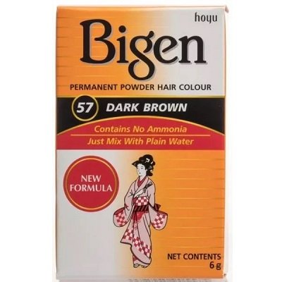 Bigen Powder Hair Dye 6g - Dark Brown 57 Bigen Powder Hair Dye 6g - 57 Dark Brown
