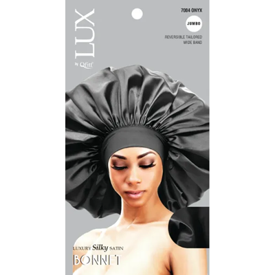 Qfitt LUX Silk Bonnet (Jumbo) Qfitt LUX Silk Bonnet (Jumbo) - Onyx