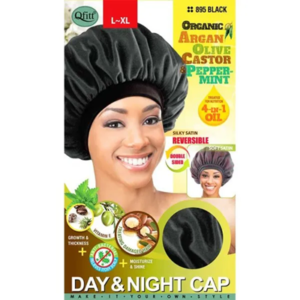 Qfitt Day & Night Cap L~XL - Black
