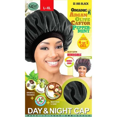 Qfitt Day & Night Cap L~XL - Black