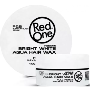 3X Red One Aqua Hair Wax 150ml - White (3 Pieces)