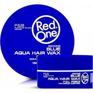 3X Red One Aqua Hair Wax 150ml - Blue (3 Pieces)