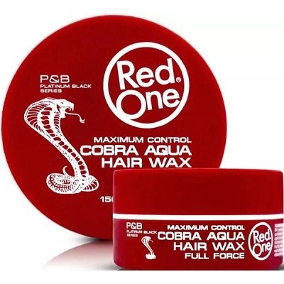 3X Red One Aqua Hair Wax 150ml - Cobra (3 Pieces)