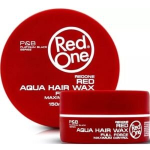 3X Red One Aqua Hair Wax 150ml - Red (3 Pieces)