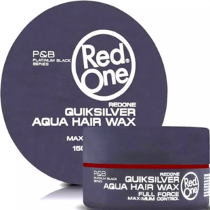 3X Red One Aqua Hair Wax 150ml - Quick Silver(3 Pieces)