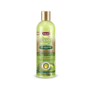 African Pride Olive Miracle 2 in 1 shampoo 12oz