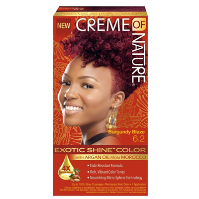 Creme Of Nature Hair Dye- Burgundy Blaze 6.2