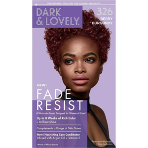 Dark and Lovely Hair Dye- Berry Burgundy 326
