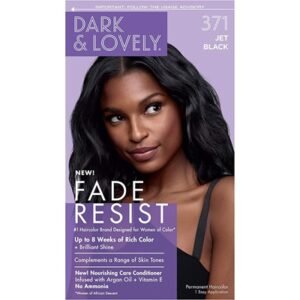 Dark and Lovely Hair Dye- Jet Black 371