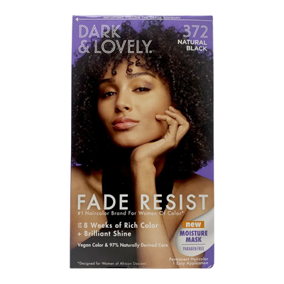 Dark and Lovely Hair Dye- Natural Black 372