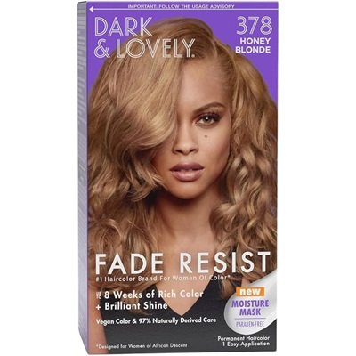 Dark and Lovely Hair Dye- Honey Blonde 378