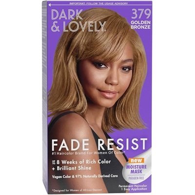 Dark and Lovely Hair Dye- Golden bronze 379