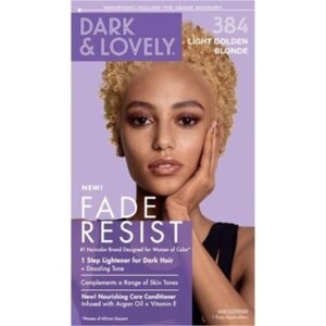 Dark and Lovely Hair Dye- Light Golden Blonde 384