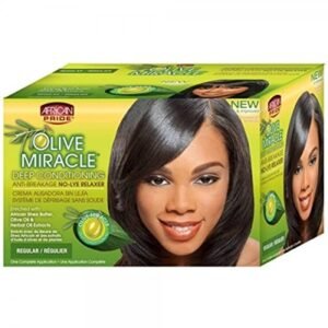 African Pride Olive Miracle Conditioning Anti-Breakage Hair Relaxer reg African Pride Olive Miracle Conditioning Hair Relaxer - Regular