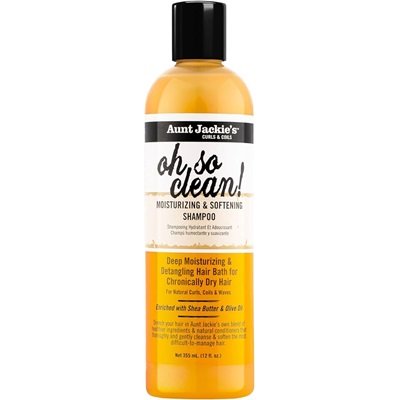 Aunt Jackie's -Curls & Coils Oh So Clean –Moisturizing & Softening Shampoo 355ml