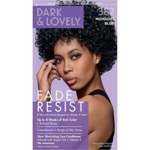 Dark and Lovely Hair Dye- Midnight Blue 382
