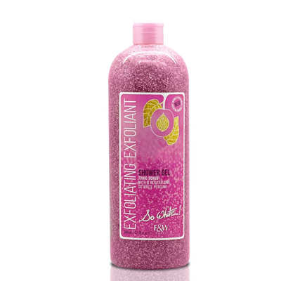 Fair & White Exfoliating So White Shower Gel Tonic Scrub 940ml
