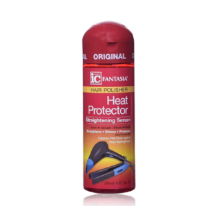 Fantasia IC Hair Polisher Heat Protector Straightening Serum 6oz