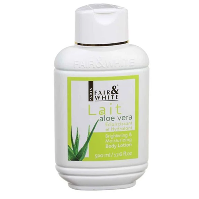Fair & White Aloe Vera Brightening & Moisturising Body Lotion 485ml