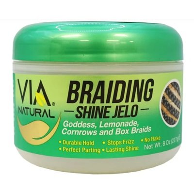 Via Braiding jelo 8oz VIA Natural Braid Shine Jelo 8oz