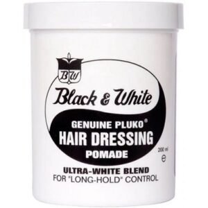 Black & White 3X Hair Dressing Pomade 6oz (3 Pieces)