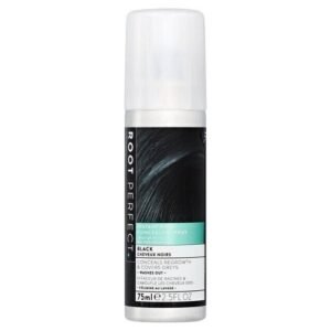 Root Perfect 3X Root Concealer Spray 75ml - Black (3 Pieces)