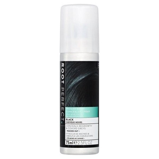 Root Perfect 3X Root Concealer Spray 75ml - Black (3 Pieces)