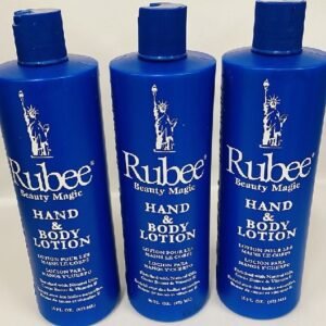 3X Rubee Beauty Magic Hand & Body Lotion 16oz (3 Bottles)