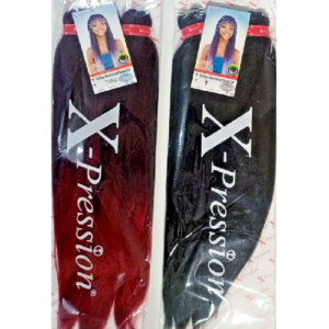 Xpression 3X Pre Stretched Braiding Hair -1 Xpression 3X Pre Stretched Braiding Hair 50"