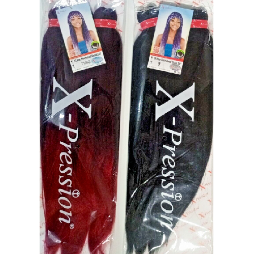 Xpression 3X Pre Stretched Braiding Hair 50"