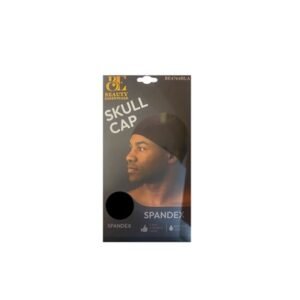 Beauty Essentials- Skull Cap Spandex- Black