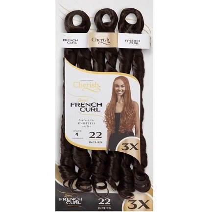 Cherish 3X PS Spiral French Curl Bulk 22 inches Cherish 3X PS Spiral French Curl Bulk 22"