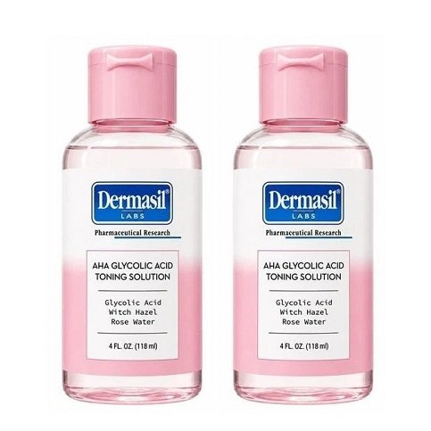 Dermasil Labs AHA Glycolic Acid Toning Dermasil Labs AHA Glycolic Acid Toning 4oz (2 Packs)